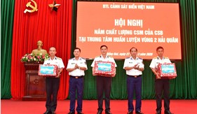 Bộ Tư lệnh Vùng Cảnh sát biển 4 khảo sát chất lượng chiến sĩ mới