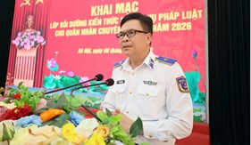 Khai mạc lớp bồi dưỡng kiến thức nghiệp vụ pháp luật cho quân nhân chuyên nghiệp năm 2026