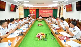 Ban Chỉ đạo 389 Quốc gia kiểm tra, nắm tình hình tại Bộ Tư lệnh Vùng Cảnh sát biển 4
