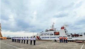 Cảnh sát biển Việt Nam xuất phát đi tuần tra liên hợp với Cảnh sát biển Trung Quốc