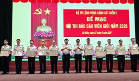 Bộ Tư lệnh Vùng Cảnh sát biển 2 bế mạc Hội thi Báo cáo viên giỏi năm 2026