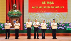 Không ngừng nâng cao trình độ, kiến thức, năng lực của đội ngũ báo cáo viên Bộ Tư lệnh Vùng Cảnh sát biển 1 