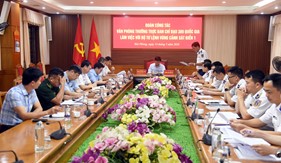 Ban Chỉ đạo 389 Quốc gia làm việc tại Bộ Tư lệnh Vùng Cảnh sát biển 1