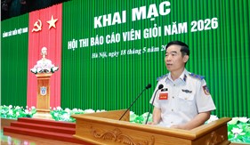 Cảnh sát biển Việt Nam khai mạc Hội thi báo cáo viên giỏi năm 2026