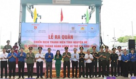 Sôi nổi Lễ ra quân Chiến dịch Thanh niên tình nguyện hè năm 2026 tại Hải đoàn 32
