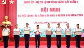 Bộ Tư lệnh Vùng Cảnh sát biển 4 hoàn thành tốt nhiệm vụ  6 tháng đầu năm 2026