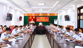 Bộ Tư lệnh Vùng Cảnh sát biển 3 sơ kết công tác Đảng, công tác chính trị 6 tháng đầu năm 2026
