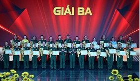 Báo cáo viên Cảnh sát biển Việt Nam đạt giải Ba Hội thi Báo cáo viên giỏi toàn quân năm 2026