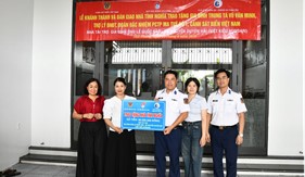 Đoàn Đặc nhiệm Phòng chống tội phạm ma túy số 1 bàn giao Nhà tình nghĩa tại Hải Phòng