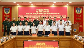 Nghiệm thu Đề tài khoa học cấp Bộ Quốc phòng về phối hợp phòng, chống khai thác IUU