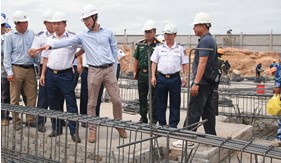 Kiểm tra tiến độ Dự án di chuyển cơ quan Bộ Tư lệnh Vùng Cảnh sát biển 2