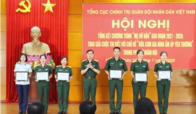 Phụ nữ Cảnh sát biển Việt Nam được vinh danh tại Hội nghị tổng kết Chương trình "Mẹ đỡ đầu" giai đoạn 2021 - 2026