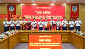 Tuyên dương đội tuyển Cảnh sát biển Việt Nam lập thành tích xuất sắc tại Hội thi Trợ lý, Thủ kho Quân khí giỏi toàn quân năm 2026