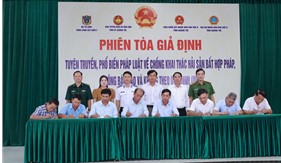 "Phiên tòa giả định" - Hình thức tuyên truyền trực quan, hiệu quả về chống khai thác IUU