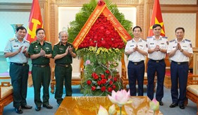 Gặp mặt cán bộ cấp tướng nghỉ hưu nhân dịp kỷ niệm 28 năm Ngày truyền thống Lực lượng Cảnh sát biển Việt Nam