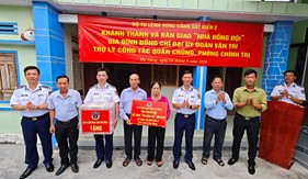 Bộ Tư lệnh Vùng Cảnh sát biển 2 bàn giao "Nhà đồng đội" tại Đà Nẵng