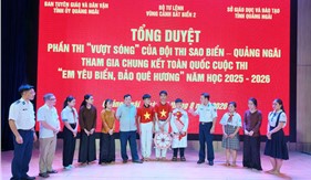 Đội thi Sao Biển - Quảng Ngãi sẵn sàng “vượt sóng” chinh phục Chung kết toàn quốc