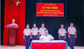 Hải đoàn 42 phát động Tháng cao điểm chống khai thác hải sản bất hợp pháp