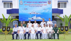 Hội nghị song phương lần thứ 7 giữa Cảnh sát biển Việt Nam và Lực lượng Bảo vệ bờ biển Ấn Độ