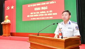 Bộ Tư lệnh Vùng Cảnh sát biển 4 khai mạc Hội thi tàu, xuồng, xe tốt - Hội thao huấn luyện tàu năm 2026