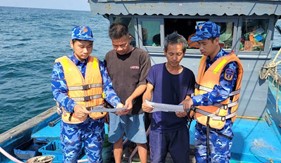 Bộ Tư lệnh Vùng Cảnh sát biển 1 quyết liệt thực hiện các giải pháp chống vi phạm IUU