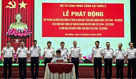 Bộ Tư lệnh Vùng Cảnh sát biển 2 quyết tâm “80 ngày thi đua Quyết thắng - Viết tiếp bản hùng ca”