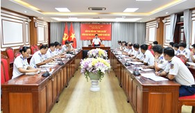 Kiểm tra công tác chống IUU tại Bộ Tư lệnh Vùng Cảnh sát biển 4