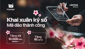 Viettel triển khai chương trình “Khai xuân ký số, mã đáo thành công” nhân dịp Tết Bính Ngọ