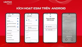 Hướng dẫn chi tiết 5 bước đổi eSIM trên Viettel Tammi cực đơn giản