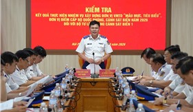 Cảnh sát biển Việt Nam kiểm tra kết quả thực hiện nhiệm vụ đối với Bộ Tư lệnh Vùng Cảnh sát biển 1
