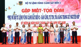Phụ nữ Bộ Tư lệnh Vùng Cảnh sát biển 2: Nhiều việc làm ý nghĩa dịp 20/10