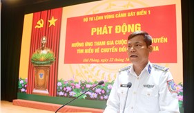 Bộ Tư lệnh Vùng Cảnh sát biển 1 phát động tham gia Cuộc thi trực tuyến  tìm hiểu về chuyển đổi số quốc gia